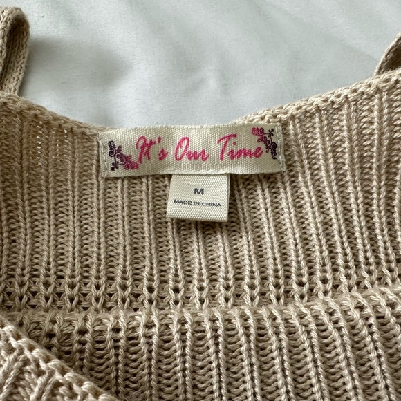 It’s Our Time | Cold Shoulder Sweater - Picture 4 of 4